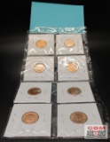 8 Uncirculated Mint US Treasury Commemorative Medallion Set *Office