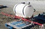 Fimco 3Pt 55 Gal Sprayer, 10' Folding Booms, 540 Pto Roller (Used 1 Time)