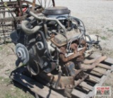 Chevrolet 350 Engine with Automatic Transmission, Starter, Alternator, Engine Turns Over, Out of a