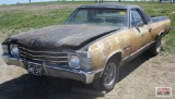 1971 Chevrolet El Camino Car, 350 Gas, Automatic (Seller Said Motor Is Free-NO TITLE-BUYER LOADS)