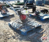 Concrete Power Trowel With Honda & Comb Blades (Seller Said Runs)