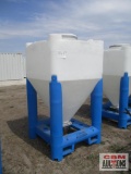 Large Dry Storage Bulk Bins Blue Legs With Fork Pockets (From Food Plant)