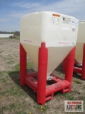 Large Dry Storage Bulk Bins Red Legs With Fork Pockets (From Food Plant)