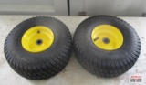 Pair Of John Deere 15 x 6.00-6 Front Tire & Wheels (Seller Said Fits 100300 Series)