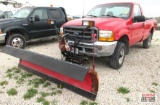 2001 Ford F-250 Pickup Truck With Snow Plow, VIN # 1FTNF21L81EC17986