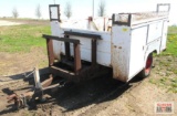 Shop Built Utility Service Bed Trailer (NO TITLE)