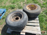 Pair of Tubless AG Tires 11L-15 SL *Behind J