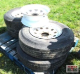 5 Steel Wheels6 Bolt & (4)7.00-15LT Tires *Behind J