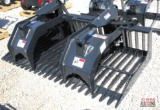 Stout HD72-3 Skid Steer Rock/Brush Grapple -Open High Strength Steel 3/8
