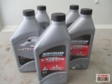 (5) Quicksilver Marine Lubricants Premium 2-Stroke Engine Oil *B6
