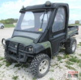 John Deere 825I XUV Gator, 4x4, 3 Cylinder, Gas, 5,389 Miles, 1,924 Hrs, Cab Only, Power Dump, Turn