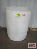 White Plastic Barrel *J