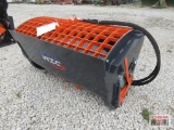 WIG Double Discharge Concrete Mixer, In Cab Remote Control, Skid Steer Attachment Plate, Hoses &