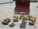 Box of Vintage Metal Tonka Toys *A26