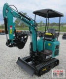 AGT MH12RX Mini Excavator 420cc Gas Electric Start, Open Station ROPS, 15