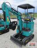 AGT H15R Mini Excavator 420cc Gas Electric Start, Open Station ROPS, 15