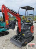 AGT MX15R Mini Excavator 420cc Gas Electric Start, Open Station ROPS, 15