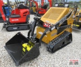 AGT MX-CRT23 Mini Skid Steer Loader, 739cc Gas, High Track, Aux Hydraulics, Quick Attach 31