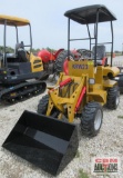 AGT KRW23 Wheel Loader, 739cc Gas Engine, Canopy, 39 Smooth Bucket, Work Lights, Machine Weighs