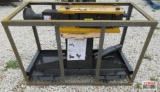 AGT PD680-PZ Skid Steer Post Driver, 680 Ft/lb Energy Class, 500-900 BPM Blow, Operating Weight