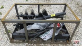 AGT SSECAG-Y Skid Steer Hydraulic Post Hole Auger Drive & 6