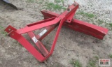 Red 4' 3Pt Rear Blade