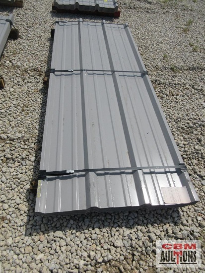 Bare Metal R Panel 8' Grey 28 Ga Barn Metal R Panel 36