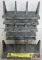 BAC RC-01 Black Welding Rod Keeper Wall Bracket, Holds 3 Rods, USA - Set of 6