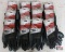 Standard AZL118T Crinkle Letex 13 Gauge Large Black Gloves - Set of 12