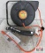 70' Heavy Duty Plastic Retractable Cord Reel w/ Angle Light - Runs