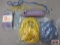 Bag of Yellow & Blue/White PolypropyleneAnimal Leashes Red/White/Blue Polypropylene Rope Tie Off