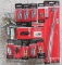 Milton Air Hose/Tire Supplies Dual Head Service Gauge, Dome Type Valve Caps, Male Plugs, in-line