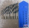 Norseman Short Flat Shank Drill Bit Set w/ Drill Bit Gauge 1/16
