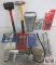 Hand Tools & Misc. Hammers, Bearing Packets, Wrench Rack, Punch Set, 24
