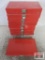 Red Metsl Tool Cases - Set of 9
