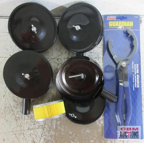 3/4" NPT, Air Compressor Intake Replacement Filter & Houseing Unit - Set of 4 Lincoln G705 Guardian