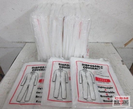 Disposable Coveralls - Large - Set of 25