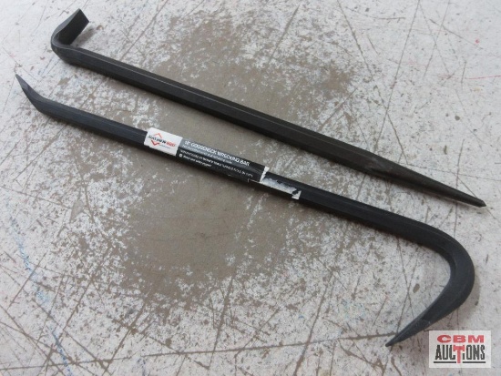 Mayhew USA Rolling Head Pry Bar & Gooseneck Wrecking Pry Bar