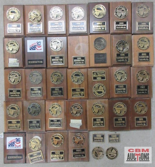 Exhibitor Plaques - Various Years