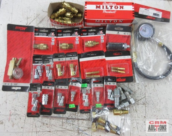 Milton Air Hose/Tire Supplies Fittings, Female Plugs, Re-Capper Plugs, Air Chucks, Female Couplers,