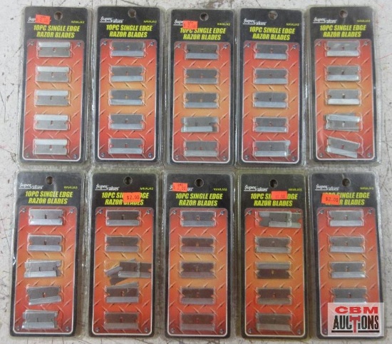 Super Values 10pk Single Edge Razor Blades - Set of 10