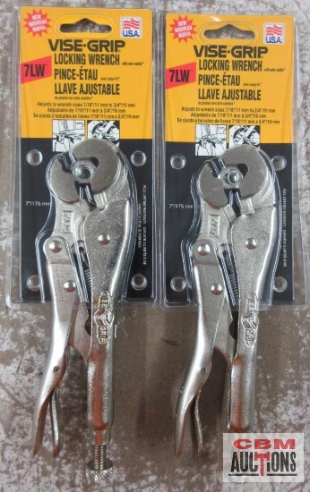 Vise-Grip LW7_ 7" Locking Wrench - Set of 2