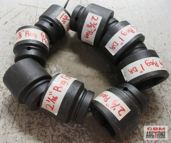 Wright 8pc 1" Drive Impact Socket Set - USA 1-13/16", 1-7/8", 1-15/16", 2-1/16", 2-1/8", 2-1/4",