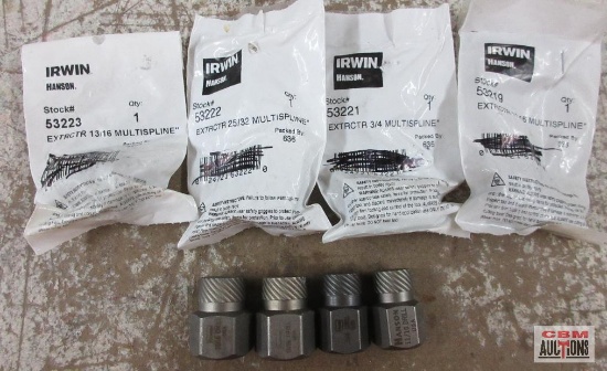 Irwin Hansen 8pc Multispline Extractor Set