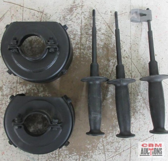 Pair of 5" Adjustable Skirt Guards & Milwaukee Side Handles