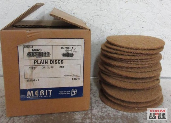 Merit 5" Plain Discs - Set of 25(+/-)