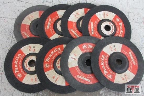 Makita 7430274 7" x 1/8" x 7/8" Flexible Grinding Wheels - Set of 8