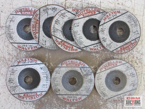 Roteller Walter Super 5 5" x 7/8" Cut Off Wheels - Set of 8