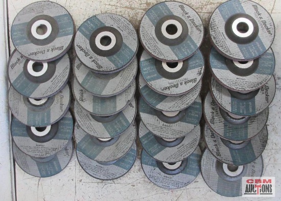 Black & Decker 37127 5" x 1/4" x 7/8" Griding Wheels - Set of 23(+/-)