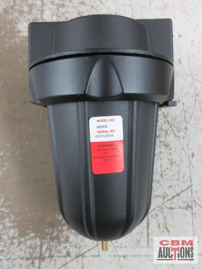Coilhose Pneumatics 8826M 3/4" Filter w/ Metal Bowl & Sight Glass